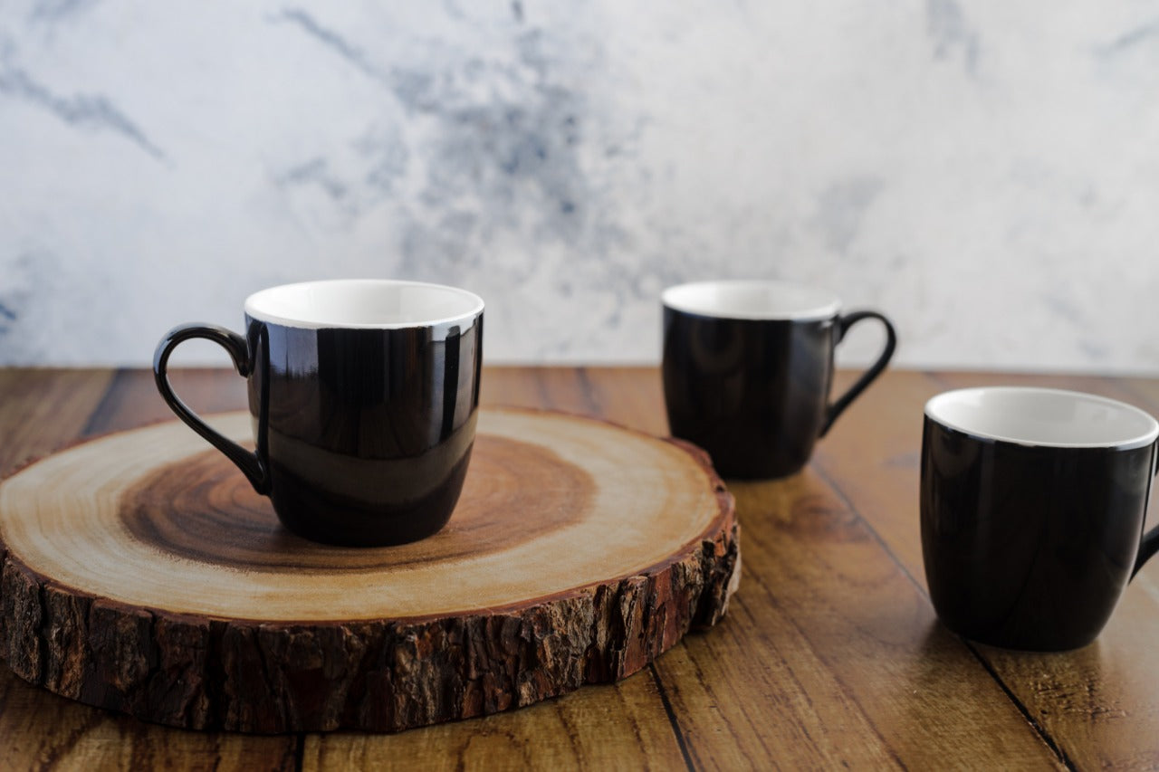 BLACK GLAZE Chai Cup 1 7 cms