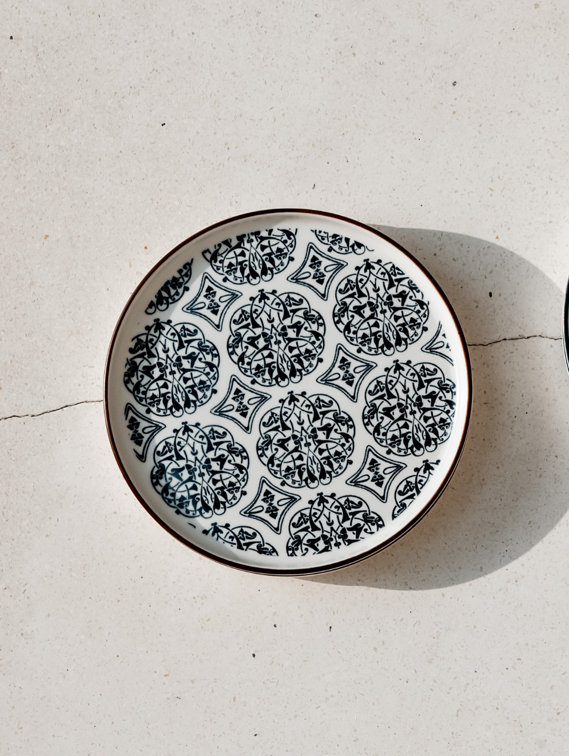 ZARDOZI Square Dessert Plate 6"