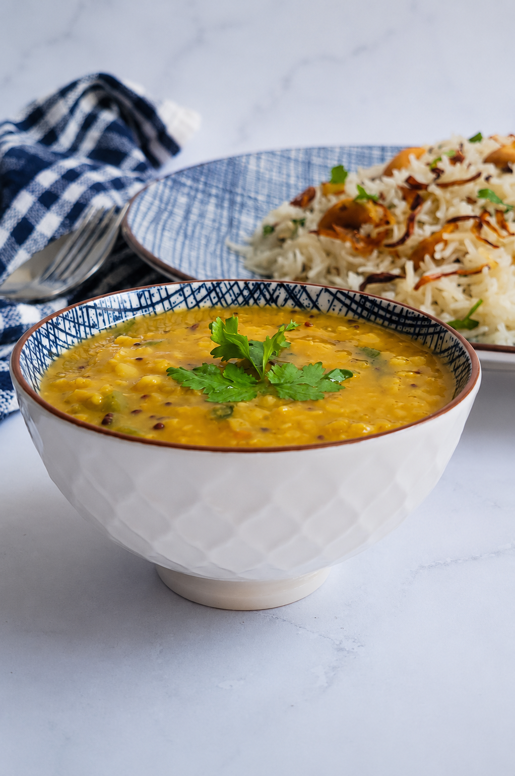 HIGH STREET CHECKERED Daal Bowl 3.75"