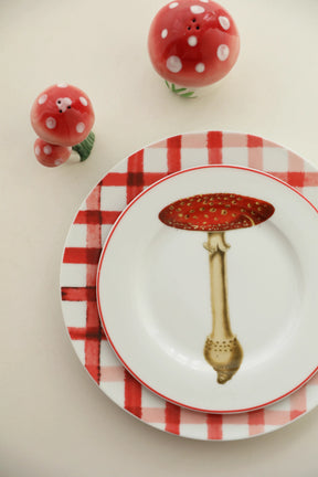 MUSHROOM FULL LIFE CIRCLE DINNER SET