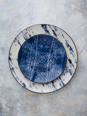 BLUE SEA ROUND SIDE PLATE 7.5″