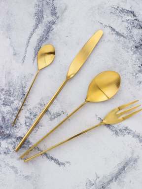 GOLD Cutlery Set (24 Pcs)