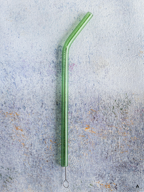 GREEN Glass Straw