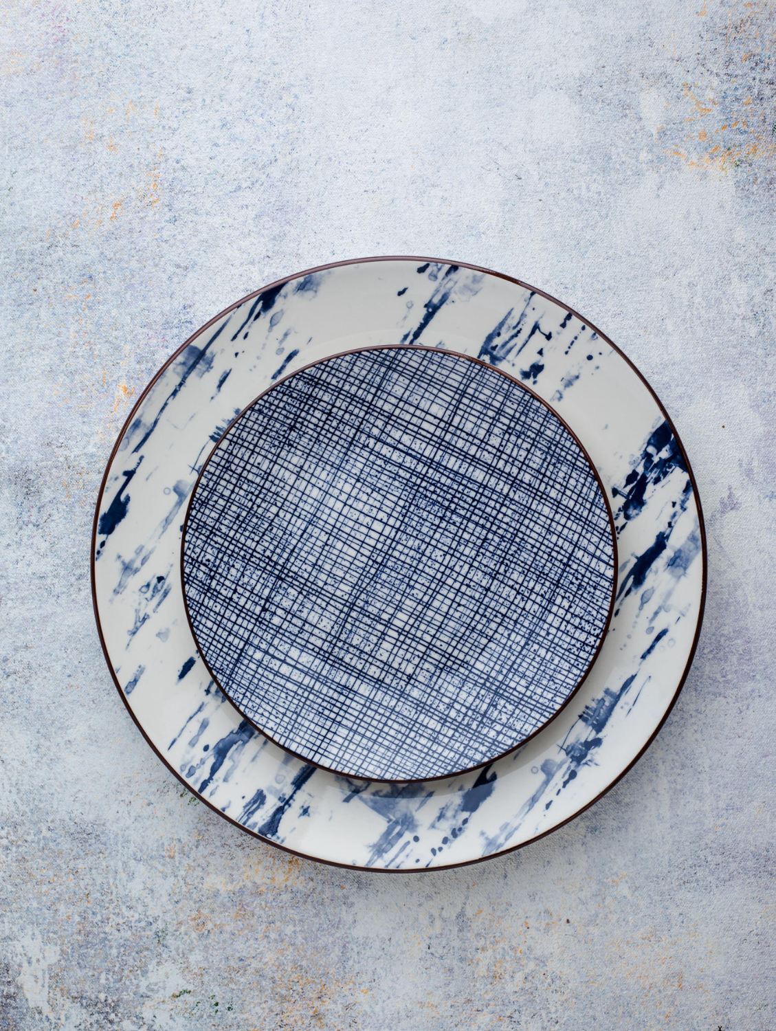 HIGH STREET CHECKERED Round Side Plate 7.5″