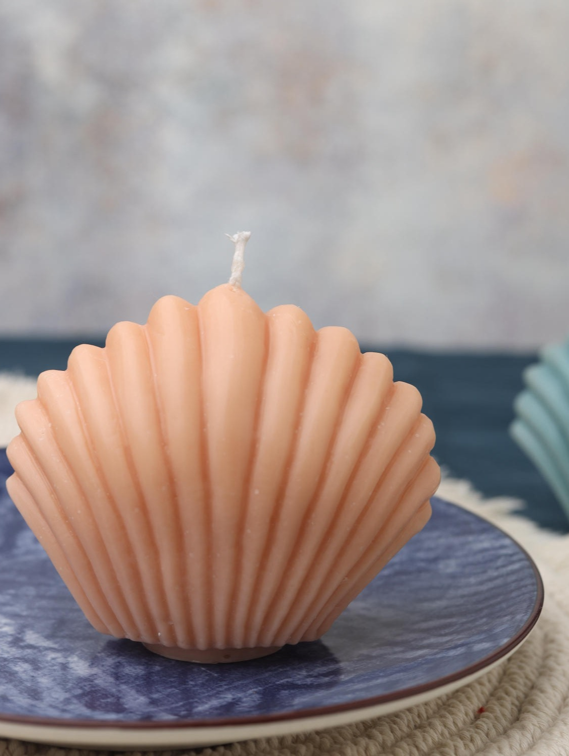 Seashell Candle - Peach